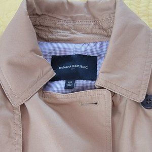Banana Republic Beige Basic Classic Trench Coat